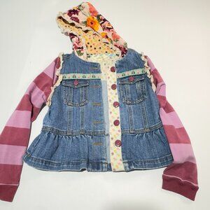 MATILDA JANE Labyrinth Convertible Jacket Vest Size 6 Girls